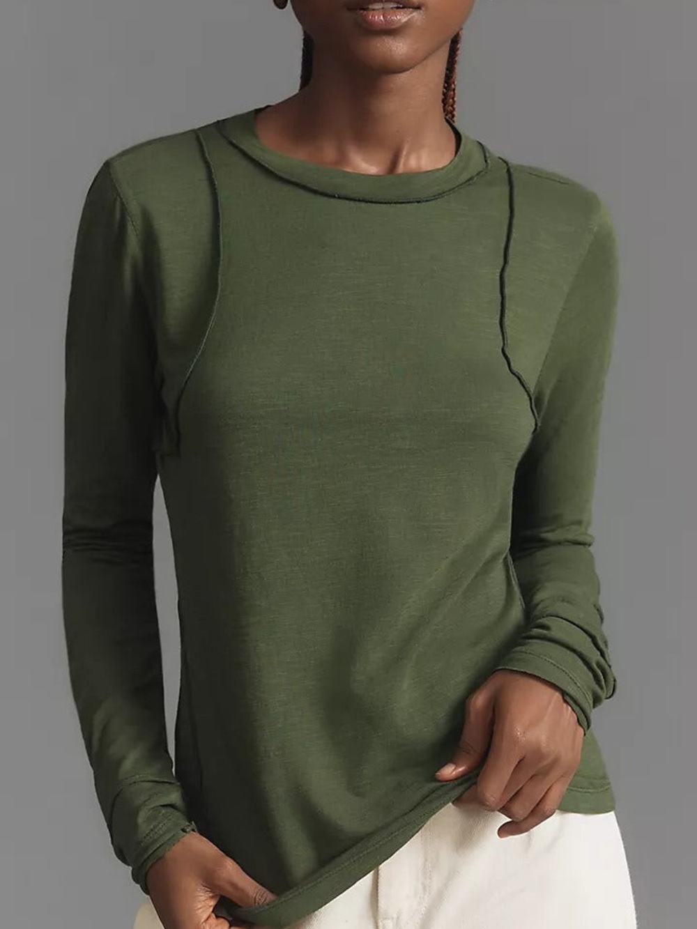 Nwot Pilcro recontructed racer tunic tee